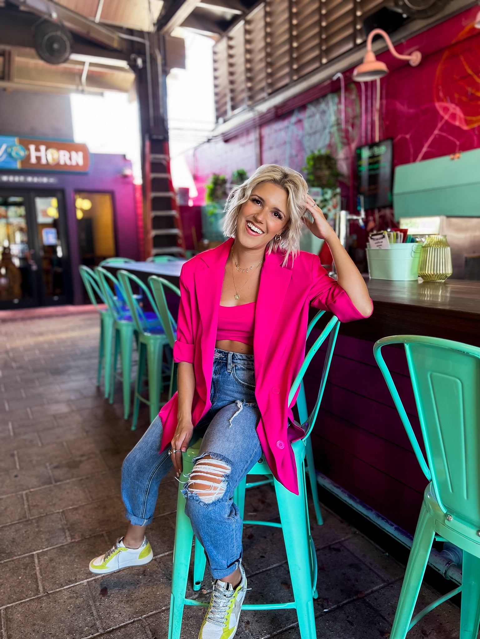 New Found Love Blazer-Jackets-U&I Boutique